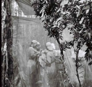 Mobile Military Medical Clinic during the period when the enemy is defoliating U Minh Forest/1970