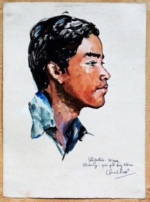 Portrait of a Liberation Army soldier from Cambodia