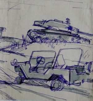War sketch 43